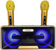 Karaoke Speaker with Wireless Microphones and L...