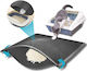 Pawise Litter Trapper Mat Black Mat Cat Toilet 60x45cm 1pcs Medium 60x45cm