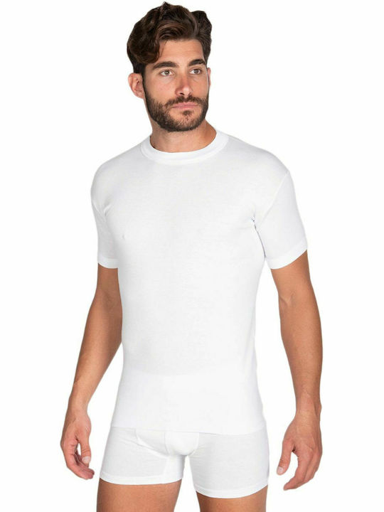 Jokers Men's Short Sleeve Undershirt White Jokers Men's Short Sleeve Undershirt White