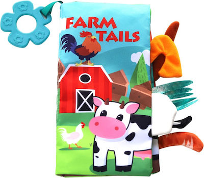 Kikka Boo Activity Book Εκπαιδευτικό Βιβλίο Δραστηριοτήτων Farm Tails made of Fabric