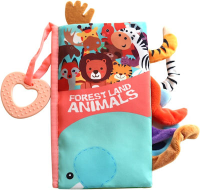 Kikka Boo Activity Book Εκπαιδευτικό Βιβλίο Δραστηριοτήτων Forest Animals made of Fabric