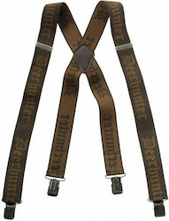 Deerhunter Suspenders Printed Brown