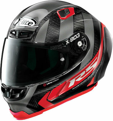 X-Lite X-803 RS Ultra Carbon Wheelie 56 Motorradhelm Volles Gesicht DOT / ECE 22.05 1300gr KR7846