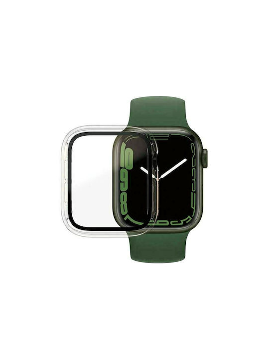 PanzerGlass Full Body Пластмасов Калъф със Стъкло Clear за Apple Watch 7, Apple Watch 8 41 мм