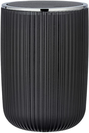 Wenko Wenko Mülleimer Agropoli Kunststoff Schwarzer 5,5 l
