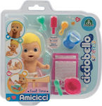 Giochi Preziosi Baby Doll Set Cicciobello Food Time Φιλαράκια & Αξεσουάρ pentru 3+ Ani 11 cm. (Diverse modele) 1 buc