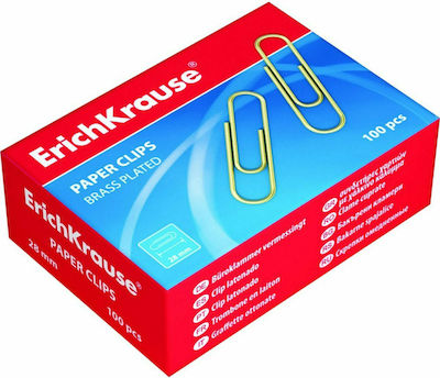 ErichKrause Capse de hârtie 33mm Aur 100buc 24868