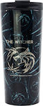 Stor Witcher Glass Thermos Stainless Steel Black with Mouthpiece