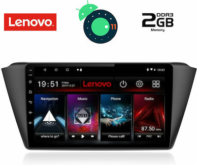 Lenovo Sistem Audio Auto pentru Skoda Fabia Audi A7 2015+ cu Clima (Bluetooth/USB/AUX/WiFi/GPS/Apple-Carplay/Partitură) cu Ecran Tactil 9" DIQ_LVB_4582