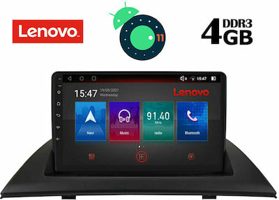 Lenovo Car-Audiosystem für BMW X3 (E83) / X3 2003-2010 (Bluetooth/USB/AUX/WiFi/GPS/Apple-Carplay) mit Touchscreen 9" DIQ_SSX_9058
