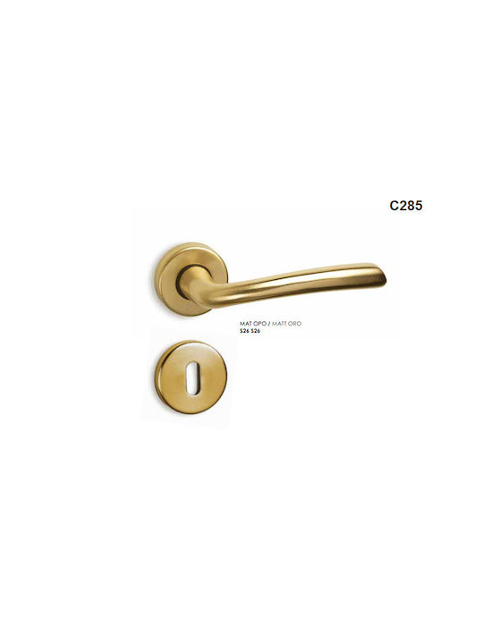 Conset Lever Front Door with Rosette Right C285 C285ROYS26S26 URL