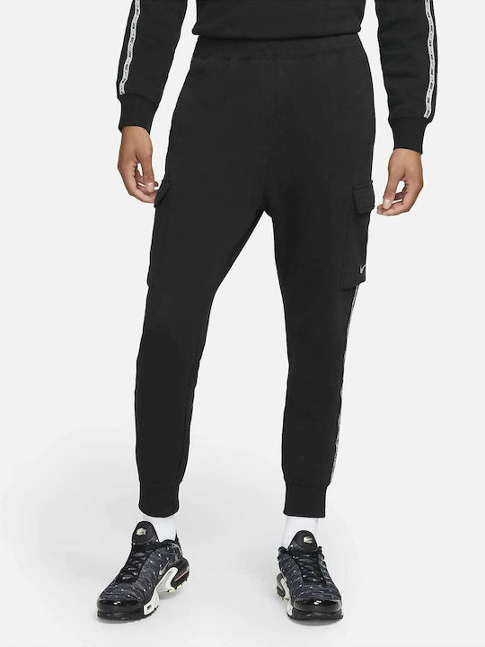 Nike Sportswear Men's Sweatpants with Rubber Black