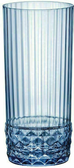 Bormioli Rocco Americas Ποτήρι Νερού Γυάλινο Saphire Blue 490ml
