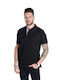 Frank Tailor Men's T-shirt Polo Black