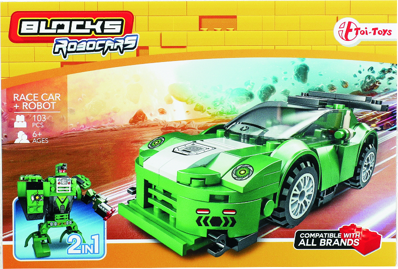 ToiToys Race Car Robot 103τμχ Skroutz.gr