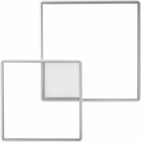 Ondaluce Pl.Dowel/Pc-Silver Leuchte Wand LED Silber 57x55x55cm Ondaluce Pl.Dowel/Pc-Silver Leuchte Wand LED Silber 57x55x55cm