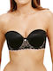 B5062 Minimizer Minimizer Strapless Bra without Padding Underwire Black