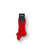 Tzelatis Damen Einfarbige Socken Rot 1Pack