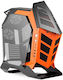 Darkflash K1 Gaming Full Tower Computer Case with Window Panel Orange-Black