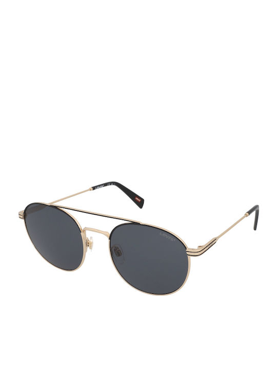 Levi's Unisex Sunglasses with Gold Metal Frame ...