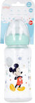 Stor Plastic Bottle Cool Like with Silicone Nipple for 0+, 0+ m, months Mickey 360ml 1pcs