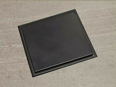 Tema Dolu Stainless Steel Rack Floor with Diameter 100mm Black 93610 N