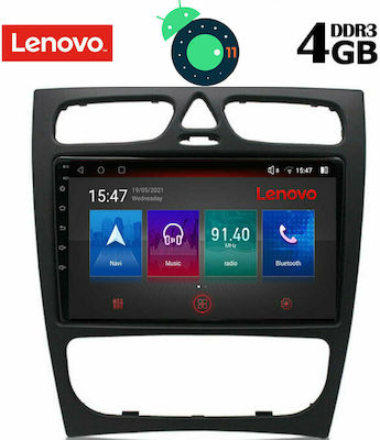 Lenovo Car-Audiosystem für Mercedes-Benz C Klasse 1999-2004 (Bluetooth/USB/AUX/WiFi/GPS/Apple-Carplay) mit Touchscreen 9" DIQ_SSX_9402