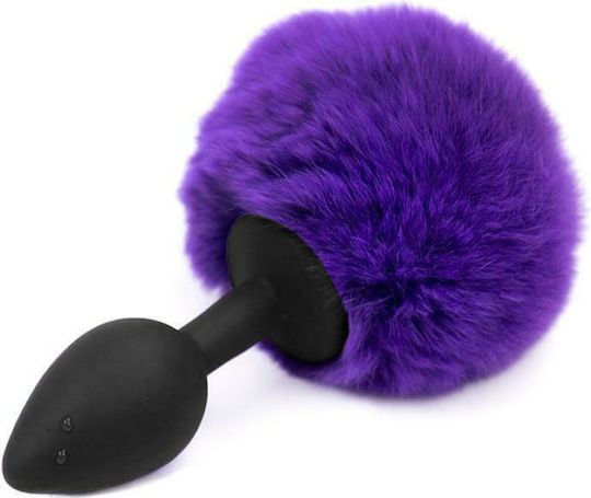 LateToBed Anal Plug Klein Black / Purple 7cm