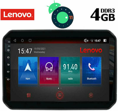 Lenovo Car-Audiosystem für Suzuki Ignis 2016+ (Bluetooth/USB/AUX/WiFi/GPS/Apple-Carplay) mit Touchscreen 9" DIQ_SSX_9676
