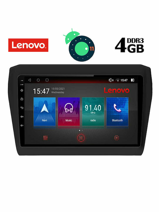 Lenovo SSX 9686_GPS Ηχοσύστημα Αυτοκινήτου για Suzuki Swift 2017+ (Bluetooth/USB/WiFi/GPS) με Οθόνη Αφής 9"