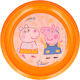 Stor Baby Food Plate Peppa Pig made of Plastic Orange