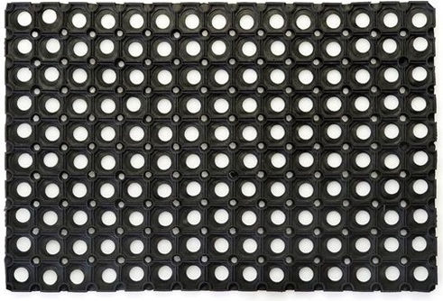 TnS Entrance Mat Anti-slip made of Rubber Ar10645 Black 40x60cm Thickness 12mm