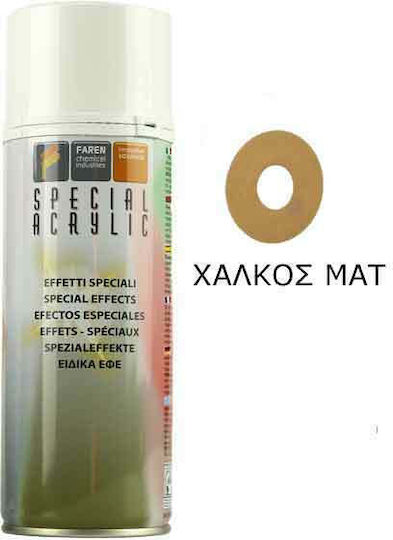 Faren Spray Paint Special Acrylic with Metallic Effect Bronze 400ml