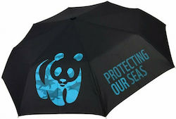 WWF Umbrella Compact Black/Blue