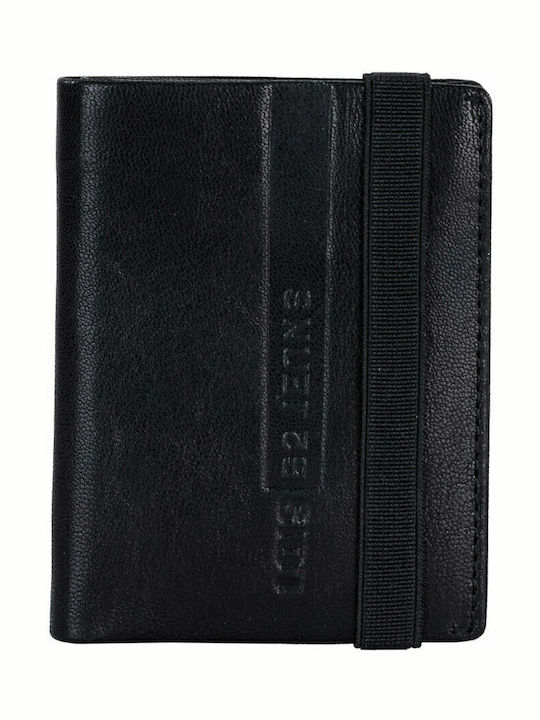 Кожен Мъжки Портфейл с RFID Черен