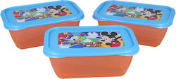 Stor Mickey Mouse Plastic Kids' Lunch Set Micke...