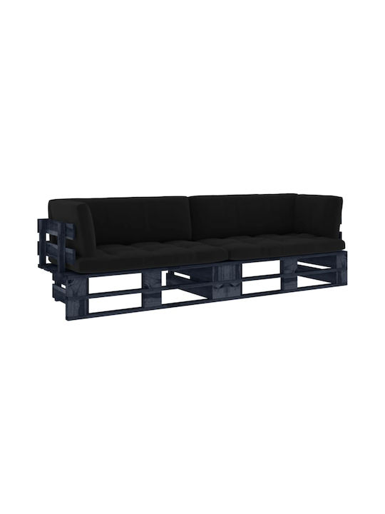 Zweisitziges Sofa Außenbereich aus Paletten mit...