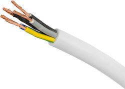 Elmark Power Cord with Diameter 5x0.75mm² in White Color