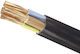 Elmark Netzkabel mit Durchmesser 4x6mm² in Schwarz Farbe 1m 1Stück