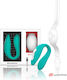 WatchMe Δονητής για Ζευγάρια με Remote Control Dual Pleasure Wireless Technology Aquamarine / Snowy