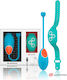 WatchMe Δονητής Egg με Remote Control Egg Wireless Technology Blue / Aquamarine