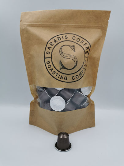 Saradis Coffee Κάψουλες Espresso 80% Arabica Συμβατές με Μηχανή Nespresso 80caps