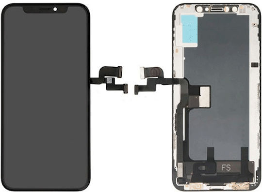 Screen OLED GS Soft OLED with Touch Mechanism for iPhone XS (Black)