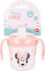 Stor Minnie Indigo Dream Educational Sippy Cup Plastic with Handles Pink for 10m+m+ 250ml 13185