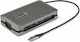 StarTech USB-C Docking Station with HDMI 4K PD Ethernet Gray (DKT31CSDHPD3)