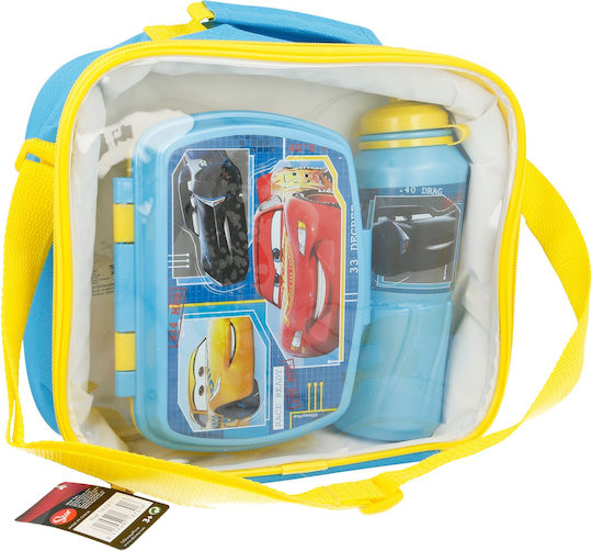 Stor Cars Σχολικό Τσαντάκι Φαγητού Ώμου 0.53lt Γαλάζιο