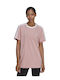 Adidas Women's Athletic Oversized T-shirt Pink