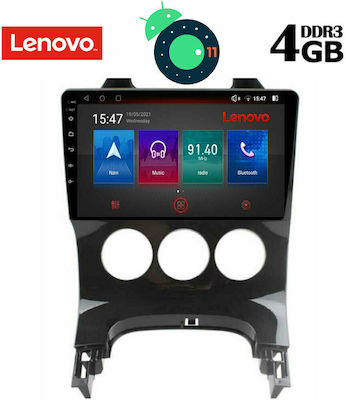 Lenovo Car-Audiosystem für Peugeot 3008 2008-2016 mit A/C (Bluetooth/USB/AUX/WiFi/GPS/Apple-Carplay) mit Touchscreen 9" DIQ_SSX_9515AC