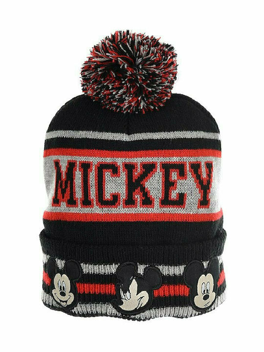 Kids Beanie Knitted Black