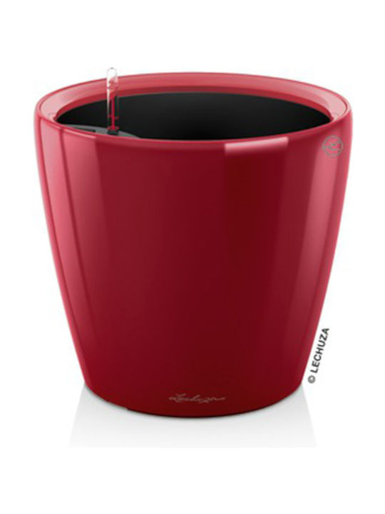 Lechuza Classico Premium 28 Flower Pot Self-Watering 28.5x26cm Scarlet Red 16047